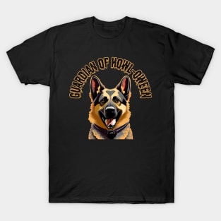 Guardian of Howl-oween. Dog, German shepherd, Halloween T-Shirt